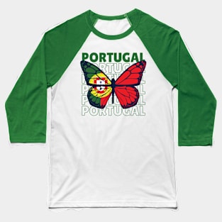 I Love Portugal // Portugal Flag // Portuguese Pride Baseball T-Shirt